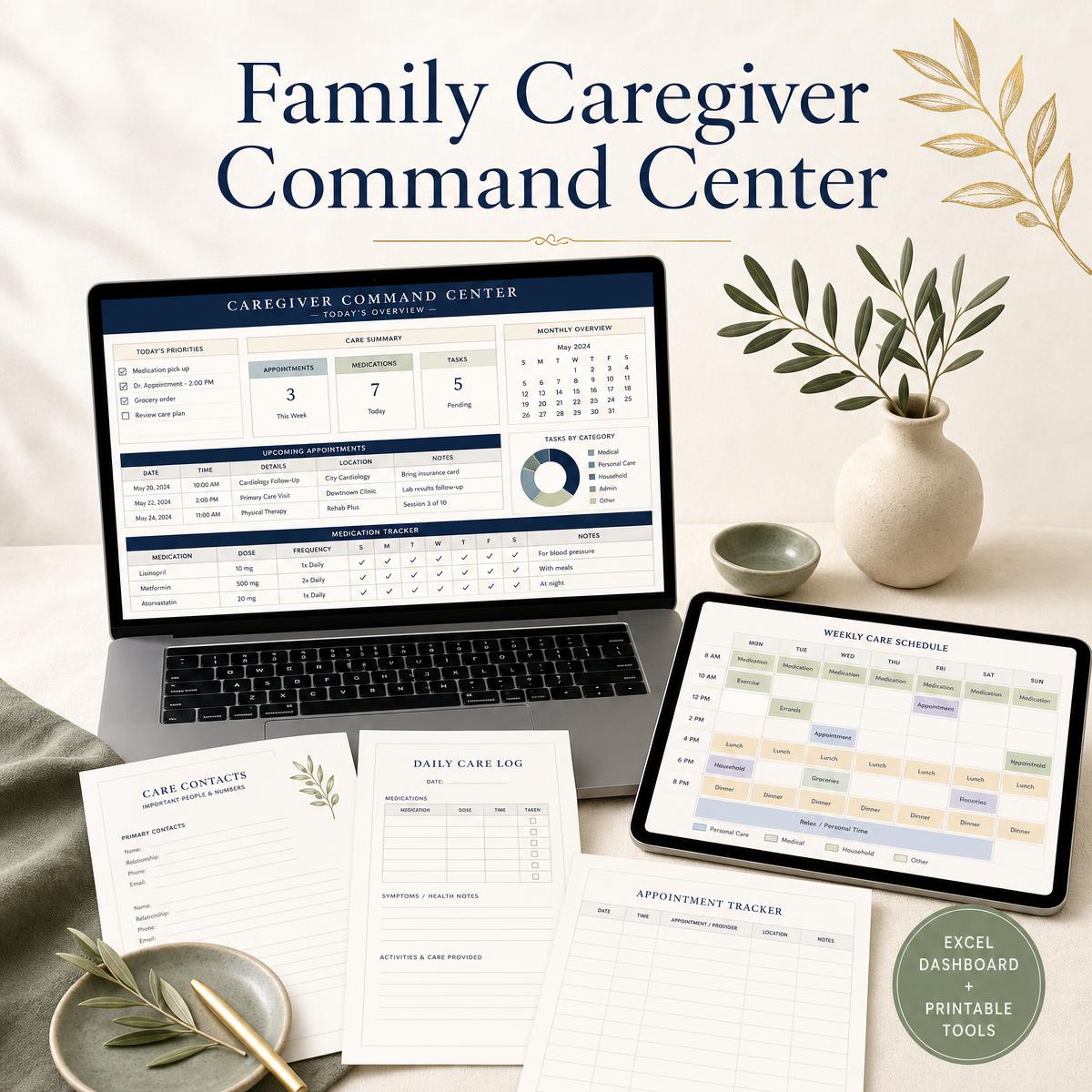 Family Caregiver Command Center product cover